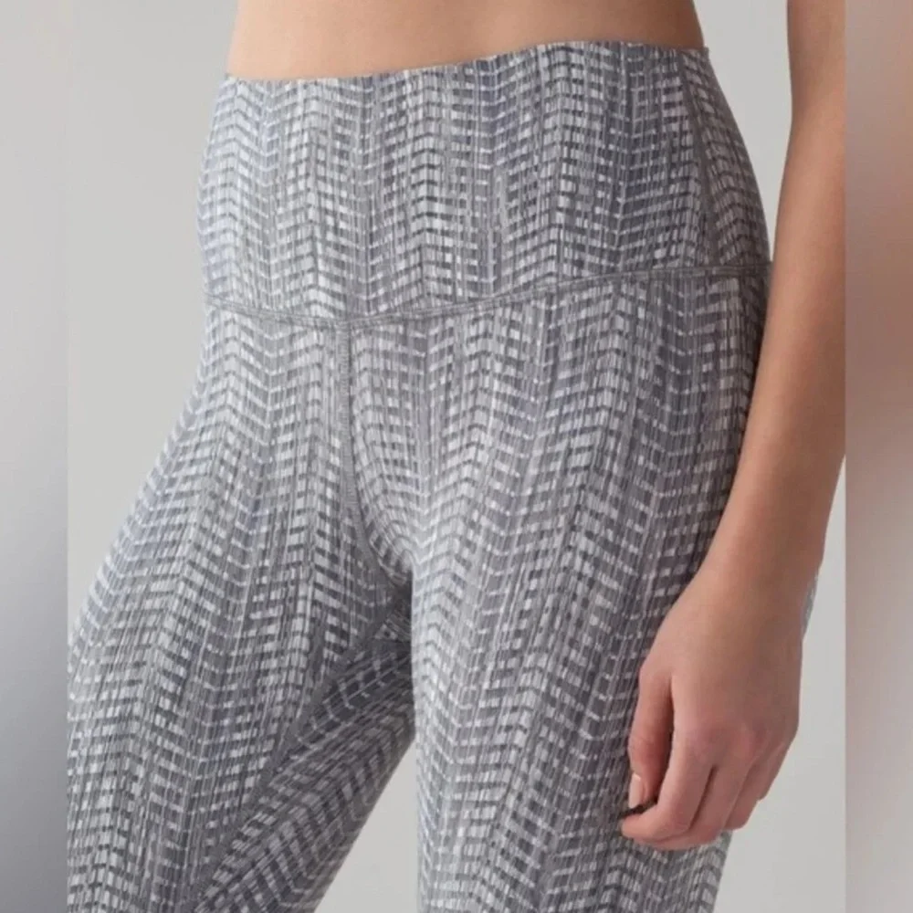 Lululemon Wunder Under Hi-Rise 7/8 Tight *25" Luon Arrow Battleship Silver - Picture 5 of 14